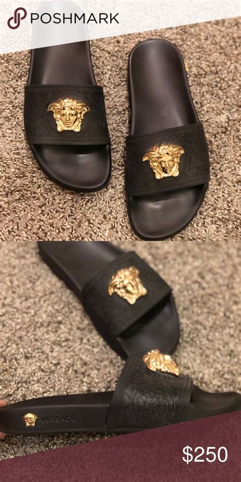 burgundy versace slippers|Versace Women's Designer Slippers .